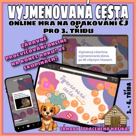 Interaktivní hra na opakování ČJ.
