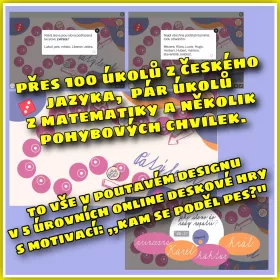 Interaktivní hra na opakování ČJ. Mišákova třída