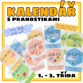 Kalendář s pranostikami a ilustracemi