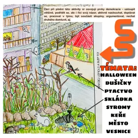 Kooperativní obraz pro žáky s tematikou podzimu. Mišákova třída