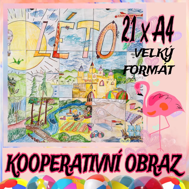 Léto - kooperativní obraz Mišákova třída