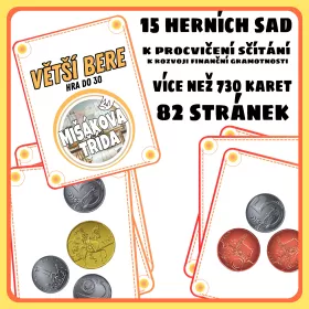 Materiál pro žáky 1.stupně zaměřený na finanční gramotnost.