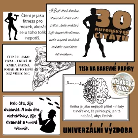 Motivační výzdoba ke čtení. Mišákova třída