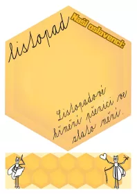 Narozeninovník s motive včel Mišákova třída