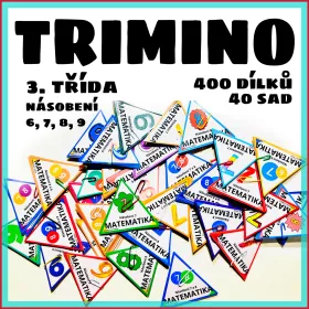 Násobení pro žáky 3.třídy formou trimina.