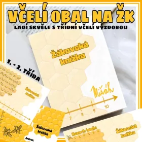 Obaly na ŽK s motivem včel.
