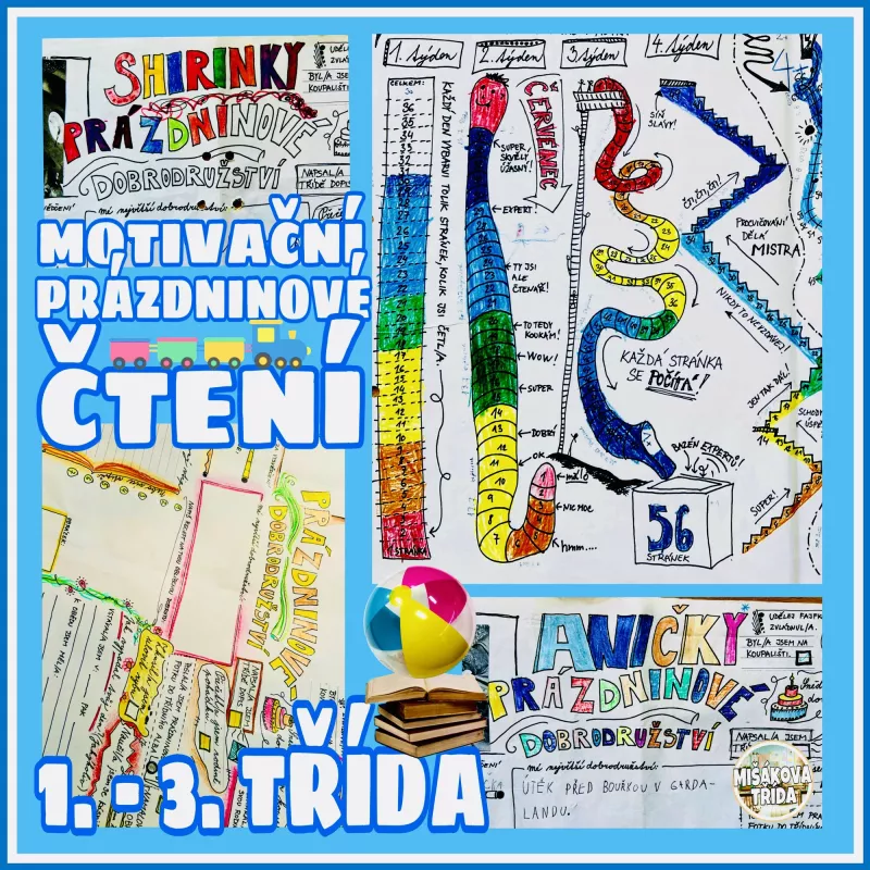 Odměna pro žáky na konec školního roku. Mišákova třída