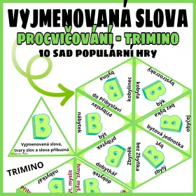 Opakování vyjmenovaných slov po B ve formě Trimina. Mišákova třída