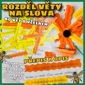 Přepište popletené věty s tematikou včel.