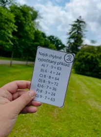 Procvičovaní matematiky s výslednou tajenkou. Mišákova třída