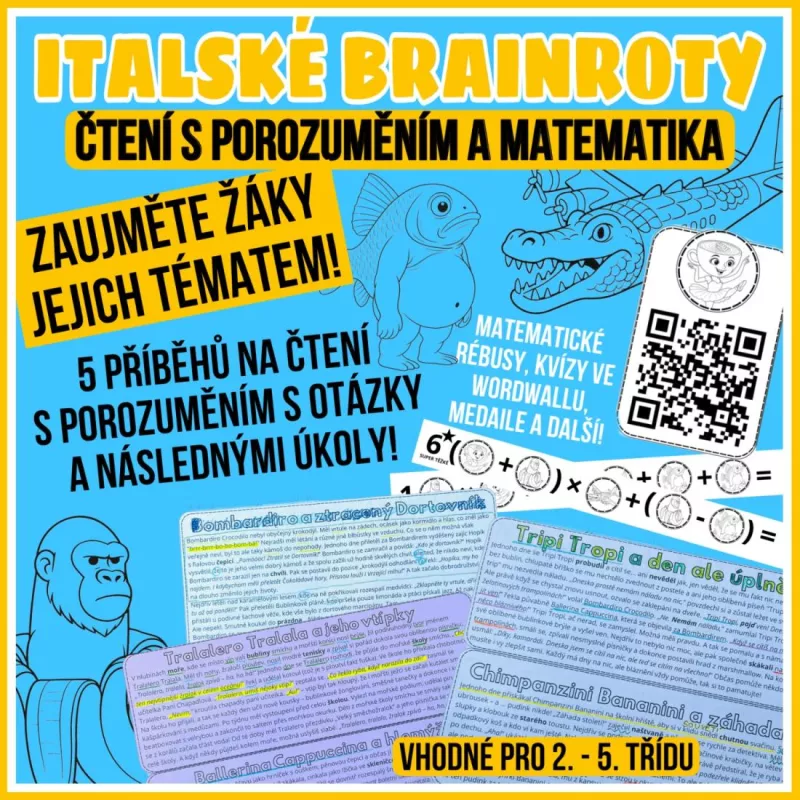 Specifické a moderní brainroty do výuky. Mišákova třída
