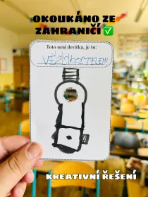 Tvořivé kartičky pro žáky, dle jejich fantazie. Mišákova třída