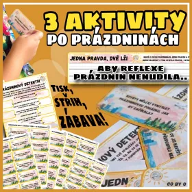 3 aktivity po prázdninách