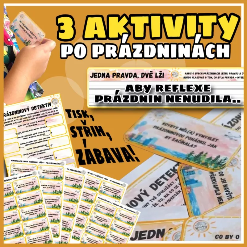 3 aktivity po prázdninách Mišákova třída