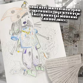 Čarodějnice - projekt - šifry, čtení, QR kódy, tvoření Mišákova třída