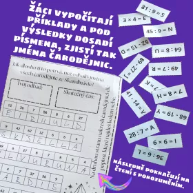 Čarodějnice - projekt - šifry, čtení, QR kódy, tvoření Mišákova třída