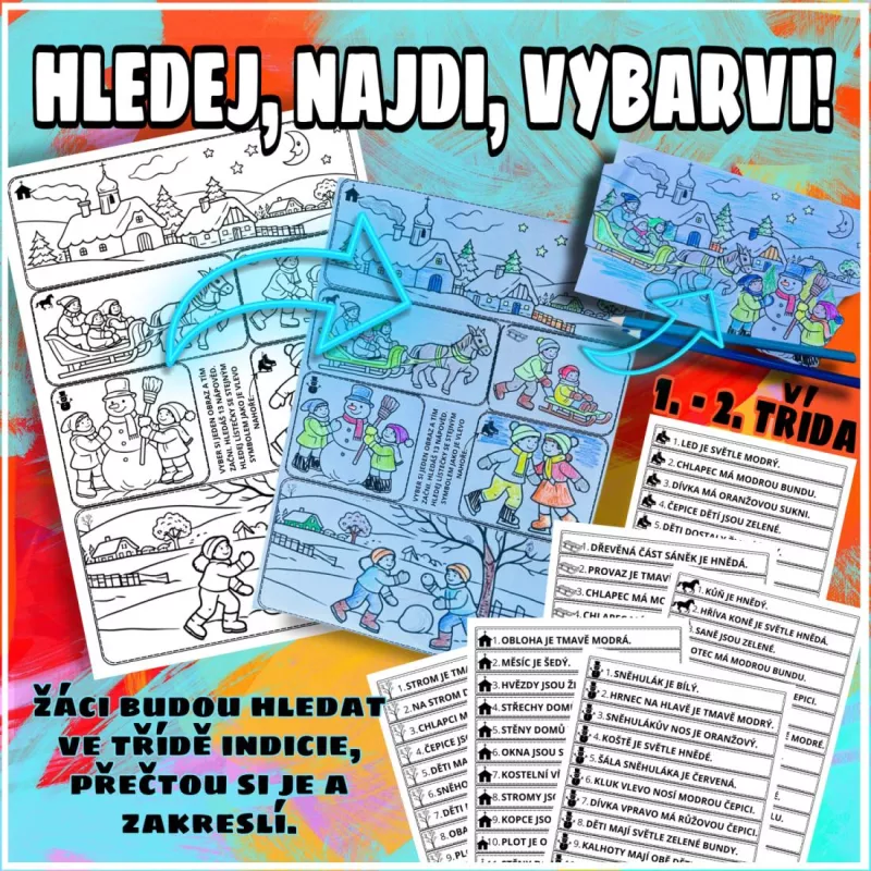 první třída, PDF, čtení 