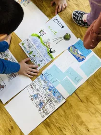 Hledej, najdi, vybarvi! Mišákova třída