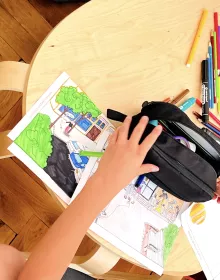 Kooperativní obraz pro žáky s tématikou vesmíru. Mišákova třída