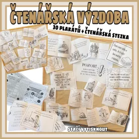 Motivace ke čtení - výzdoba, stezka, plakáty