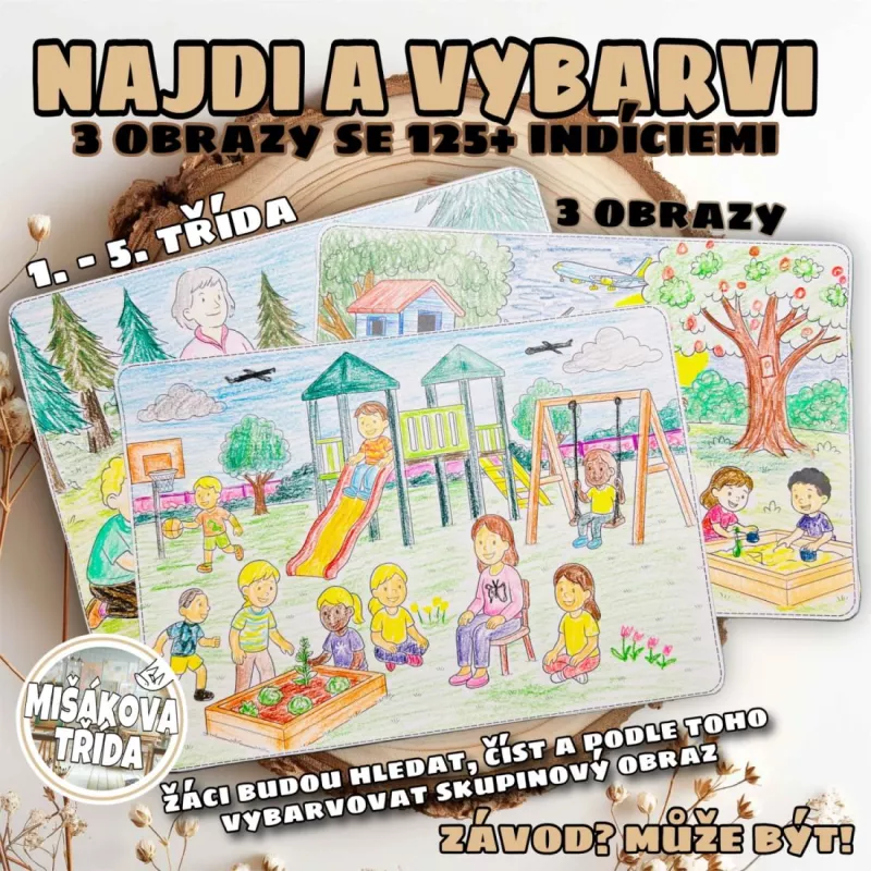 Najdi a vybarvi - čtení s porozuměním které baví!