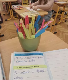 Oprava popletených vět s tematikou jara. Mišákova třída