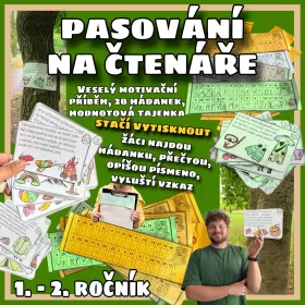 Pasování na čtenáře - projekt, 1. - 2. třída Mišákova třída