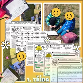 „Přišlo jaro“ – venkovní výuka, ČJ, M, PRV Mišákova třída