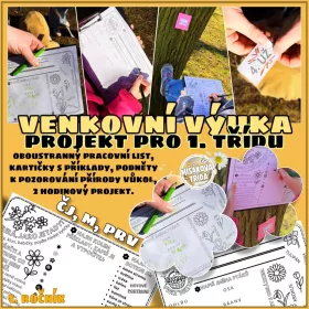 „Přišlo jaro“ – venkovní výuka, ČJ, M, PRV