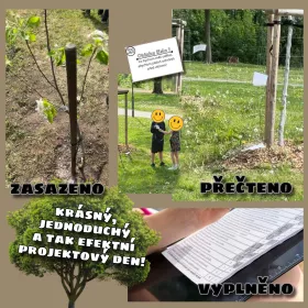 Sázení stromů - projekt, čtení, práce s textem