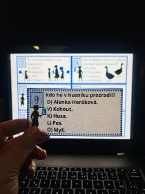 Svatý Martin - čtení s porozuměním, pohybové učení a tematická tajenka Mišíkova třída vzdelavani stezka bojovka