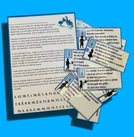 Svatý Martin - čtení s porozuměním, pohybové učení a tematická tajenka Mišíkova třída vychozi text svaty martin tajenka