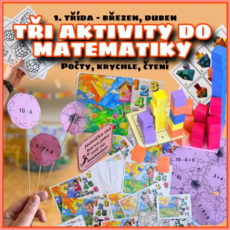 Tři aktivity do matematiky, 1. třída, duben Mišákova třída