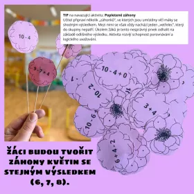 Tři aktivity do matematiky, 1. třída, duben Mišákova třída