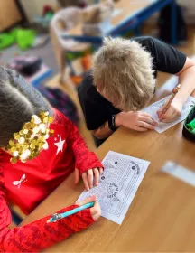 Vánoční koledy - stezka pro 2. - 5. třídu Mišákova třída