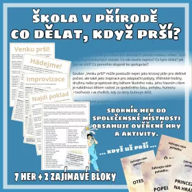 Venku prší! - škola v přírodě, hry a aktivity Mišákova třída